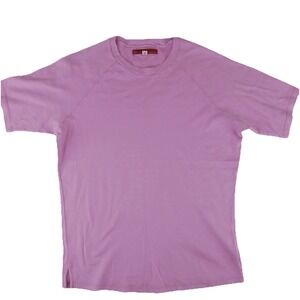 Adriano Goldschmied AG Basic Crew Neck T Shirt Men's‎ Medium Pink